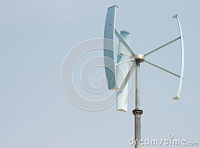 Mini wind power Stock Photo