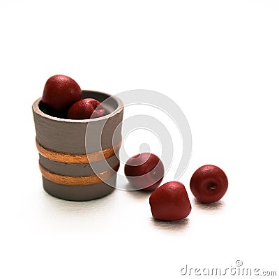 Miniature Apples Stock Photo