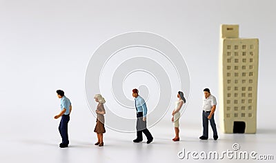 The concept of increasing layoffs. Stock Photo