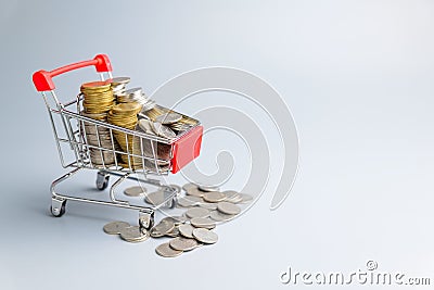 Online shopping promotion, flash sale, help paying Stock Photo