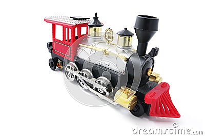 Miniature Train Model Stock Photo