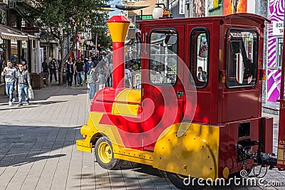 Miniature train, Nicosia, Cyprus Editorial Stock Photo