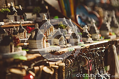 Miniatures Trulli houses Stock Photo