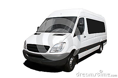 Minibus Stock Photo