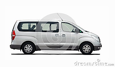 Minibus Stock Photo