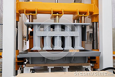 Minifactory for the production of building materials Stock Photo