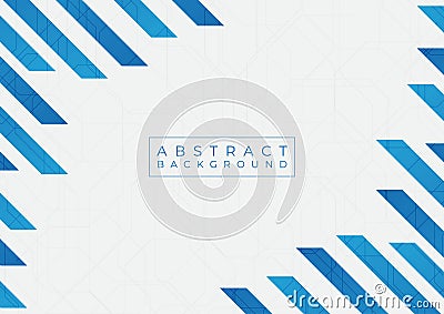 Minimal abstract background geometric square shape line complex style Vector Illustration