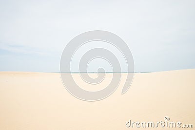 Minimal beach landscape image Stock Photo
