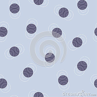 Minimal circle line geometry shape seamless pattern in vector EPS10 ,Designfor fashion,fabric,web,cover,wallpaper,wrapping and all Vector Illustration