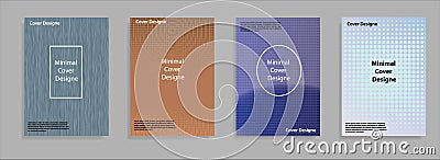 Minimal covers design. Cool halftone gradients. Future geometric template. Eps10 vector. Stock Photo