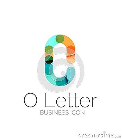 Minimal font or letter logo design Vector Illustration