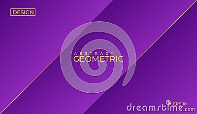 Minimal geometric background. Dynamic shapes composition easy to edit Vector Illustration