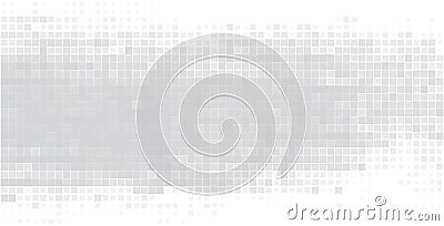 Minimal light gray pixelated background with dissolution effect. Subtle vector pattern Vector Illustration