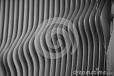 Minimal monochrome abstract rhythmic pattern architecture background Stock Photo