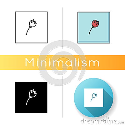 Minimalism style icon Vector Illustration