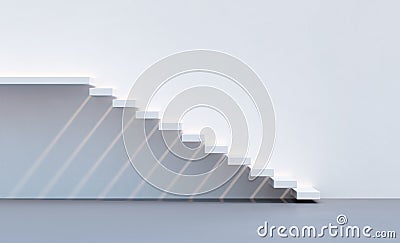 Minimalism style stairs Stock Photo