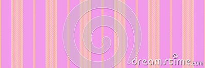 Minimalist background seamless stripe, feminine texture lines fabric. Rest textile pattern vertical vector in magenta and light Vector Illustration