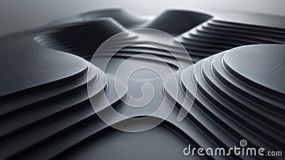 Minimalist 3D Animation Loop - Seamless and Abstract Stock Photo