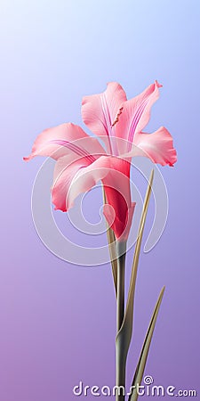 Minimalist Gladiolus Mobile Wallpaper For High-grade Samsung Q900ts Cartoon Illustration