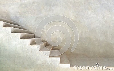 Minimalist grey background texture of stairs Stock Photo