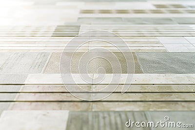 Minimalist linear patterns in soft hues, creating a sense of structure and wellness Stock Photo