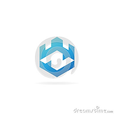 Minimalist Modern and Creative N letter security logo icon design. company Vector Illustration