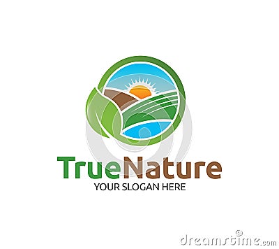 True Nature Logo Stock Photography | CartoonDealer.com #130332398