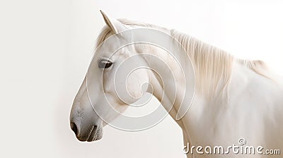 Minimalist photography of a horse Stock Photo