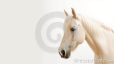 Minimalist photography of a horse Stock Photo