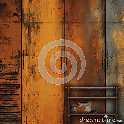 Minimalist Rust Background With Rust Tones Stock Photo