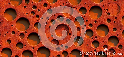 Minimalist rust textured background artwork created with Generative AI Stock Photo