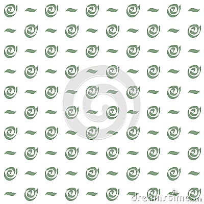 Minimalist seamless pattern of ribbon Vector Illustration