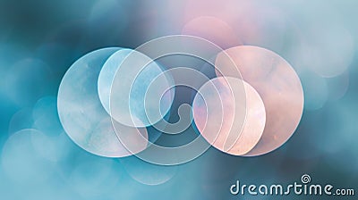 A minimalistic composition of two intersecting circles representing the balance between two polar opposites. The Stock Photo