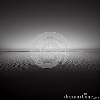 minimalistic photography of sea Stock Photo