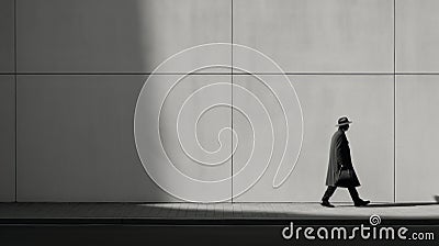 Minimalistic Street Photography: Unattached Omission Stock Photo