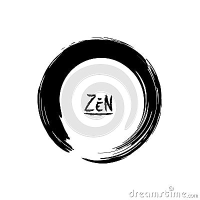 Minimalistic vector Enso Vector Illustration