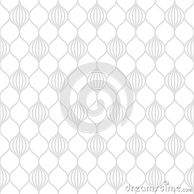 Minimalistic wavy pattern. Decorative seamless pattern. Modern vector texture. Vector Illustration