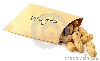 Minimum wage Stock Photo
