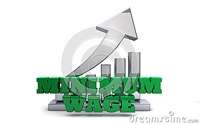 Minimum Wage Stock Photo