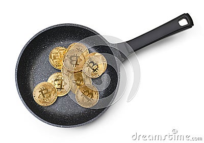 Mining cryptography. concept Stock Photo