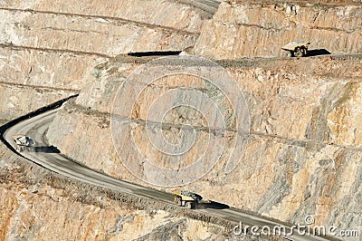 Mining Dump Truck Stock Photo