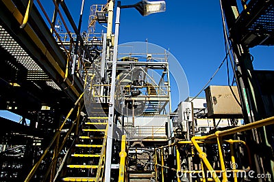 Mining Process Plant Stock Photo