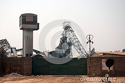 Mining site Stock Photo