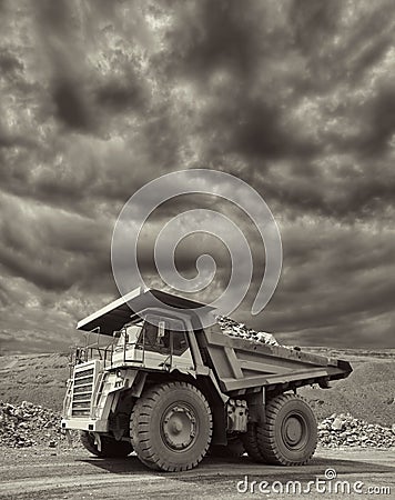 Mining Truck Stock Photo