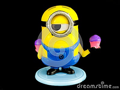 A Minion from Despicable Me Franchise Editorial Stock Photo