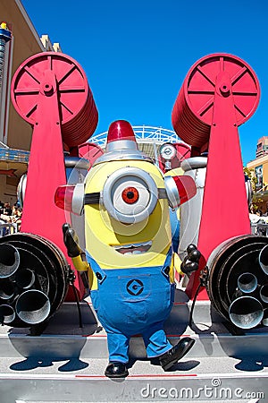 Minion Mascot Editorial Stock Photo