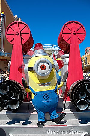 Minion Mascot Editorial Stock Photo