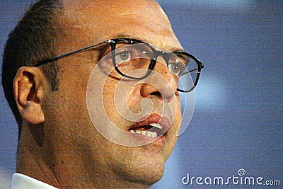 Minister Angelino Alfano. Editorial Stock Photo