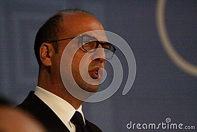 Minister Angelino Alfano. Editorial Stock Photo