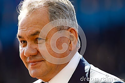 Minister of defence Sergei Shoigu Editorial Stock Photo